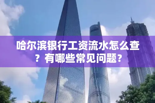 哈尔滨银行工资流水怎么查?有哪些常见问题?