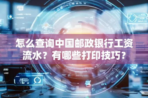 怎么查询中国邮政银行工资流水?有哪些打印技巧?